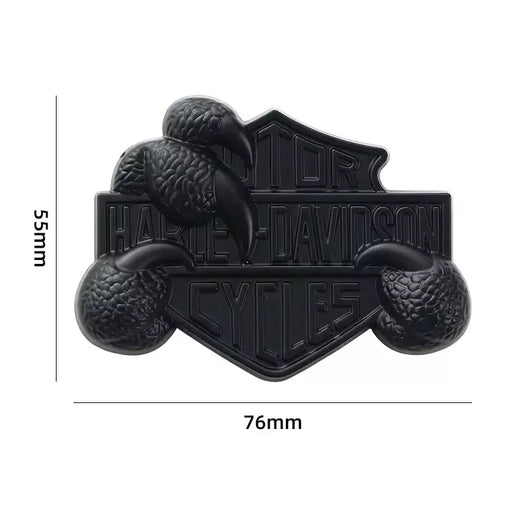 Harley eagle garra metal logotipo decorativo motocicleta personalizado modificado adesivo de carro 3d estéreo adesivo de carro crachá acessórios