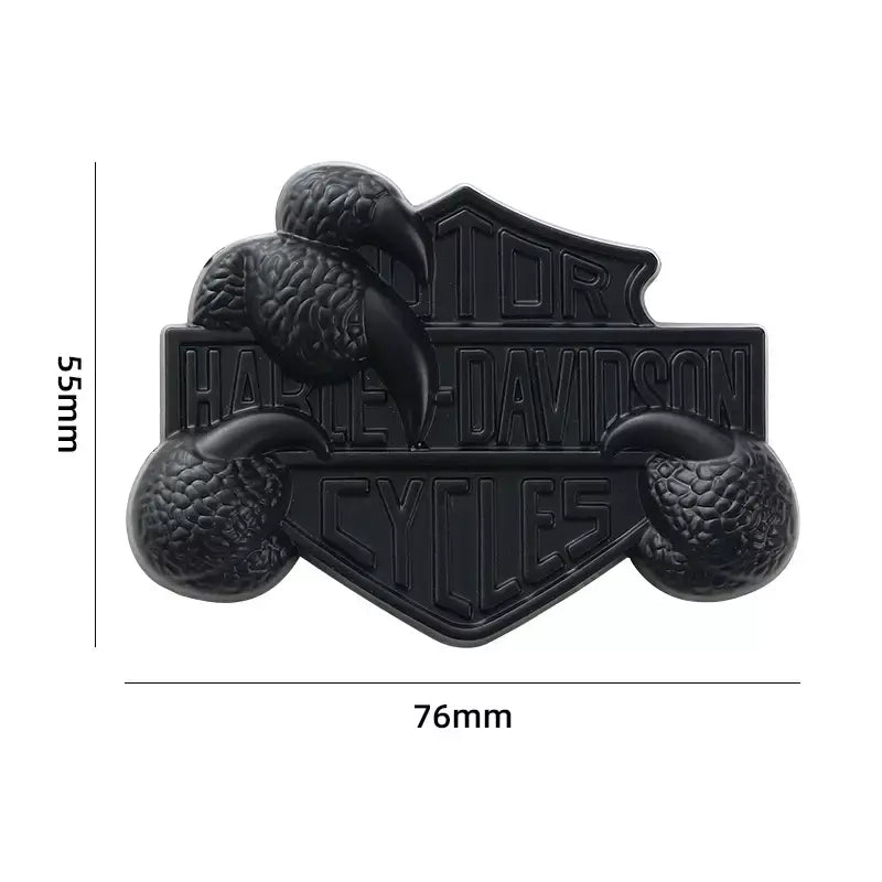 Harley eagle garra metal logotipo decorativo motocicleta personalizado modificado adesivo de carro 3d estéreo adesivo de carro crachá acessórios