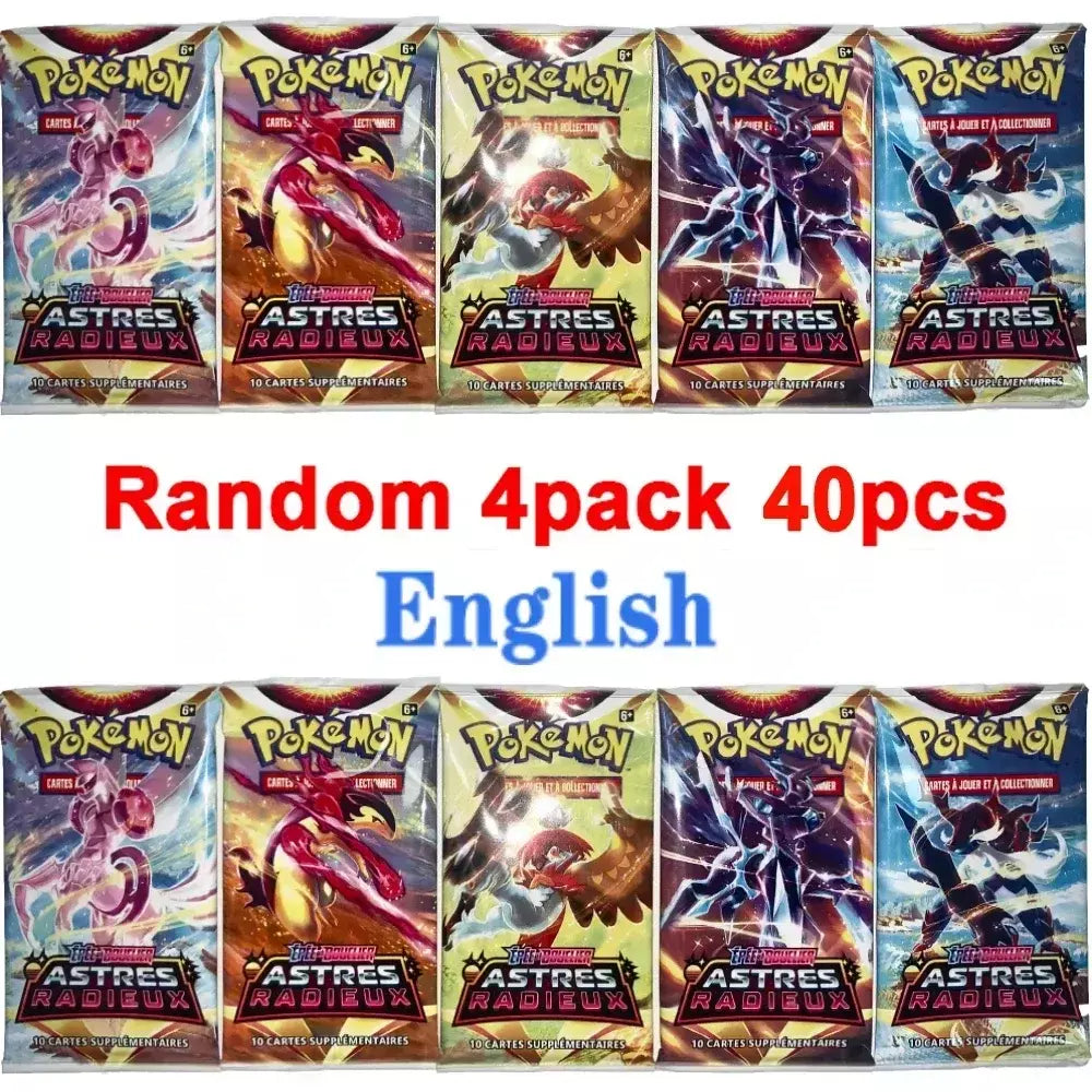 Novo 36/40 pçs caixa pokemon cartão escarlate & violeta evoluções prismáticas inglês impulsionador batalha carte negociação cartões de coleção presentes