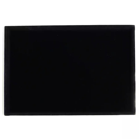1 pc veludo bandeja de exibição de jóias anel brinco bandeja de armazenamento caixa de exibição de jóias colares pulseiras caixa de organização placa de armazenamento