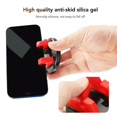 Suporte do telefone do carro do silicone macio Anti Slip, Suporte do telefone móvel, Suporte do painel do GPS, Suporte de 360 graus