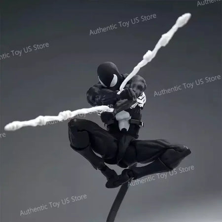 Em estoque brinquedos bagunça homem aranha symbiote spiderman messtoys terno preto vizinho scarlet aranha anime figura de ação presentes brinquedos