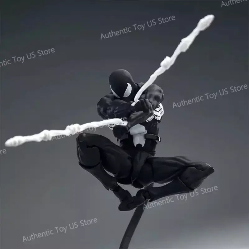 Em estoque brinquedos bagunça homem aranha symbiote spiderman messtoys terno preto vizinho scarlet aranha anime figura de ação presentes brinquedos