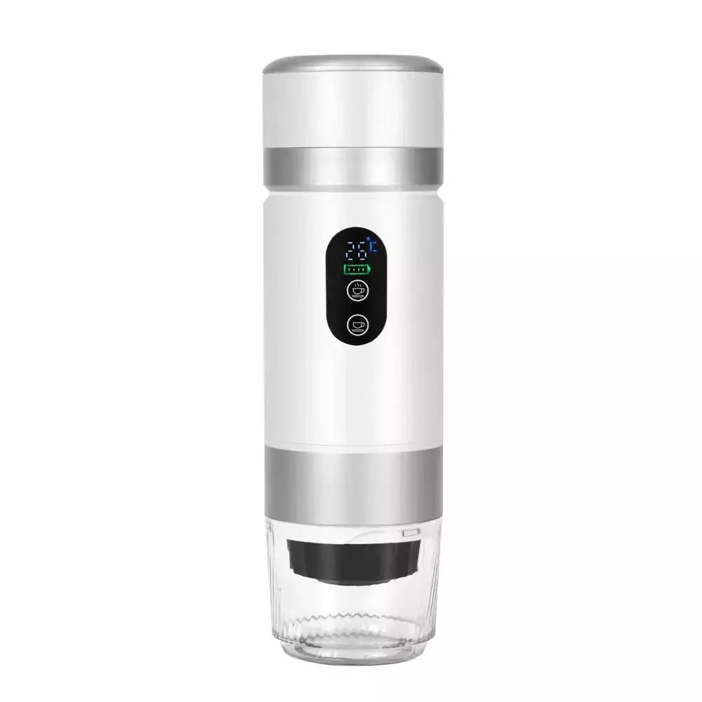 Máquina de café expresso elétrica portátil 72w, para carro e casa, acampamento, cafeteira 3 em 1, cápsula em pó, viagem, cafeteira