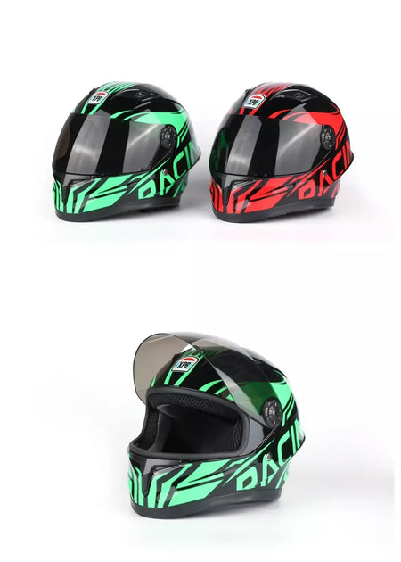 Novo bonito crianças capacete de segurança criança rosto cheio para 4 temporada esportes ao ar livre equitação cabeça ajustável bicicleta motocicleta crianças capacete