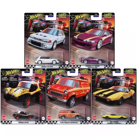 Hot Wheels Premium Car Culture Series 1:64 escala carros modelo fundido, presente de brinquedos de veículos, envio agora promocional