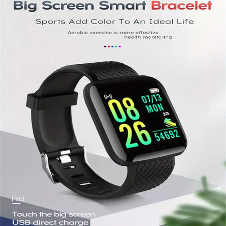 Relógio masculino eletrônico pulseira de fitness smartwatch relógio inteligente y68 d20 monitor sono presente para ios android smartphones despertador