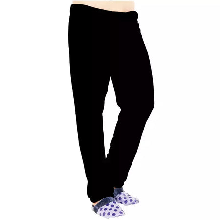 Camisola Nobre Flanela Preta, Longo Robe Termal, Conjunto de Pijamas com Calças, Roupa de Casa, Luxo, Outono, Inverno