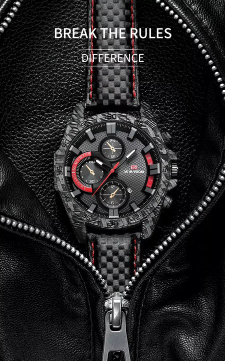 2023 nova marca famosa de luxo negócios esportes moda criativa couro quartzo calendário 3atm à prova dwaterproof água série piloto relógios masculinos