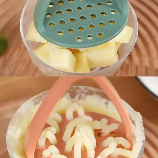 Liquidificador de alimentação para bebês para alimentos, Ferramentas moedeiras Frutas, vegetais, purê de batatas, Processador de segurança manual