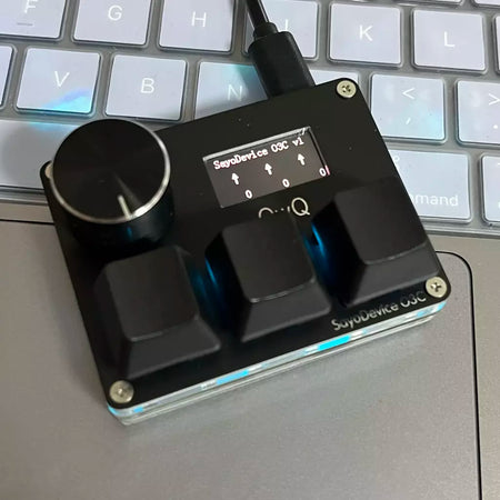 Pink SayoDevice OSU O3C Rápido Gatilho Hall Switches Wooting Vermelho Magnético Switches Teclado Com Botão Tela Copiar Colar Shotcut