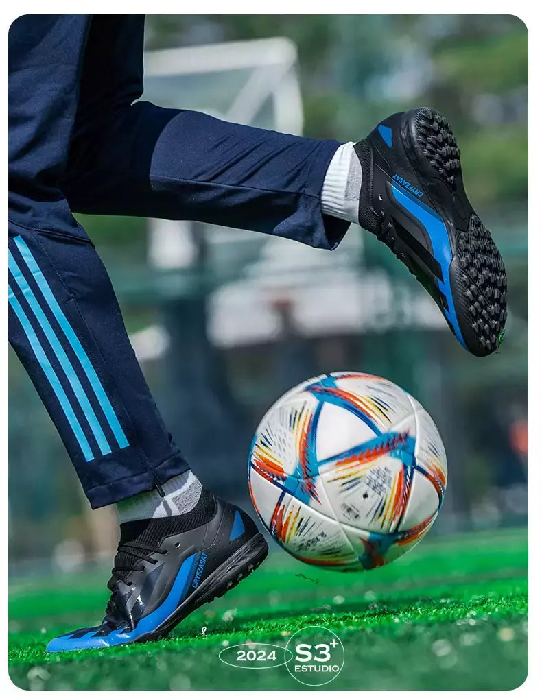 Tênis de treinamento interno profissional para homens, sapatos de futebol originais, botas de campo, ao ar livre, grampos sociais, rápidos