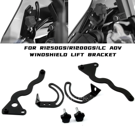 Kit de suporte de tira pára-brisas r 1200 1250 gs aventura 2013-2025 motocicleta pára-brisa guarnição de alumínio para bmw r1200gs r1250gs adv