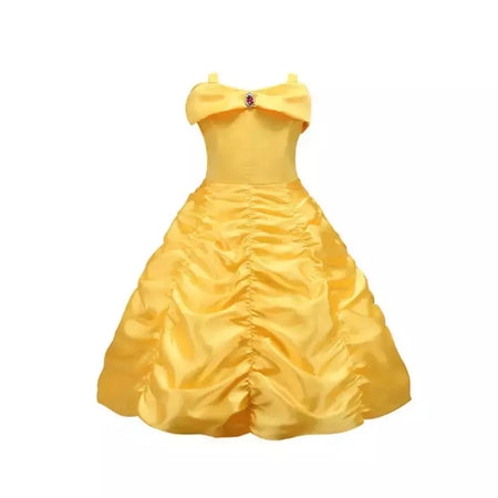 Menina belle neve branca vestido crianças natal elegante princesa traje bebê halloween disfarce cosplay festa fantasia 3-10 anos