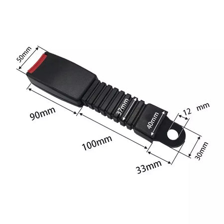 Extensores de cinto de segurança do carro extensor de cinto de segurança fivela de assento cintos de automóvel extensão conector acessórios interiores