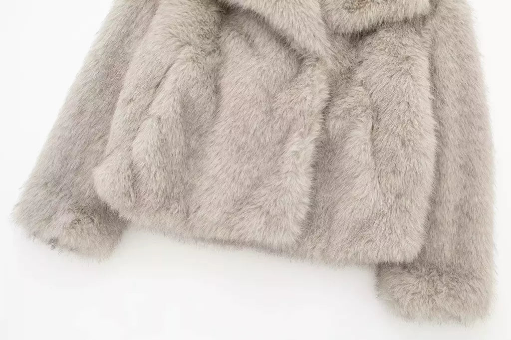 TRAF-Jaqueta feminina de tecido de lantejoulas de metal, casaco solto, gola alta, manga comprida, outerwear feminino chique, outono, inverno, 2023