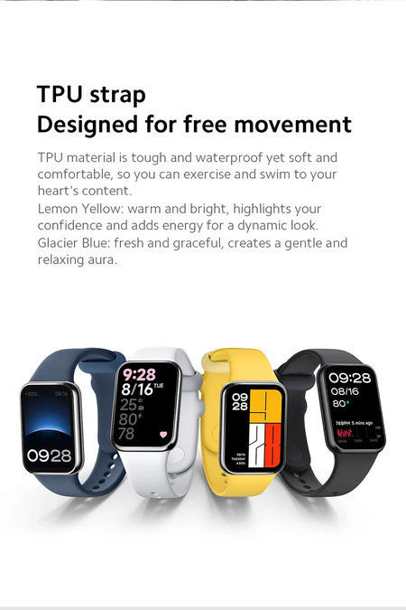 Versão global xiaomi mi band 8 pro pulseira inteligente 5atm à prova dwaterproof água 150 modos esportivos 1.74 "tela amoled gps oxigênio no sangue