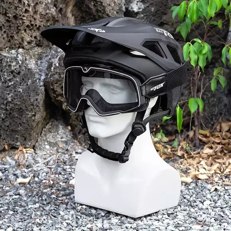 Batfox capacete de bicicleta mtb ajustável, leve, respirável, forro confortável, esportes ao ar livre, chapéu seguro para homens e mulheres, capacete de ciclismo