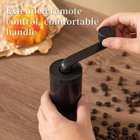 Moedor de café manual portátil, máquina manivela, moedor de feijão ajustável, viagem ao ar livre em casa, pequeno