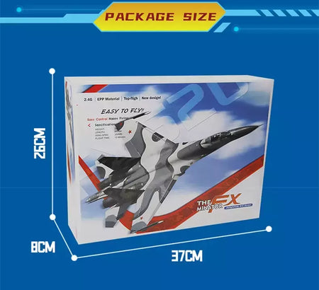 Avião de combate de controle remoto para crianças, RC Foam Aircraft, SU-35 Plane, 2.4G Radio Control Glider, brinquedos para meninos