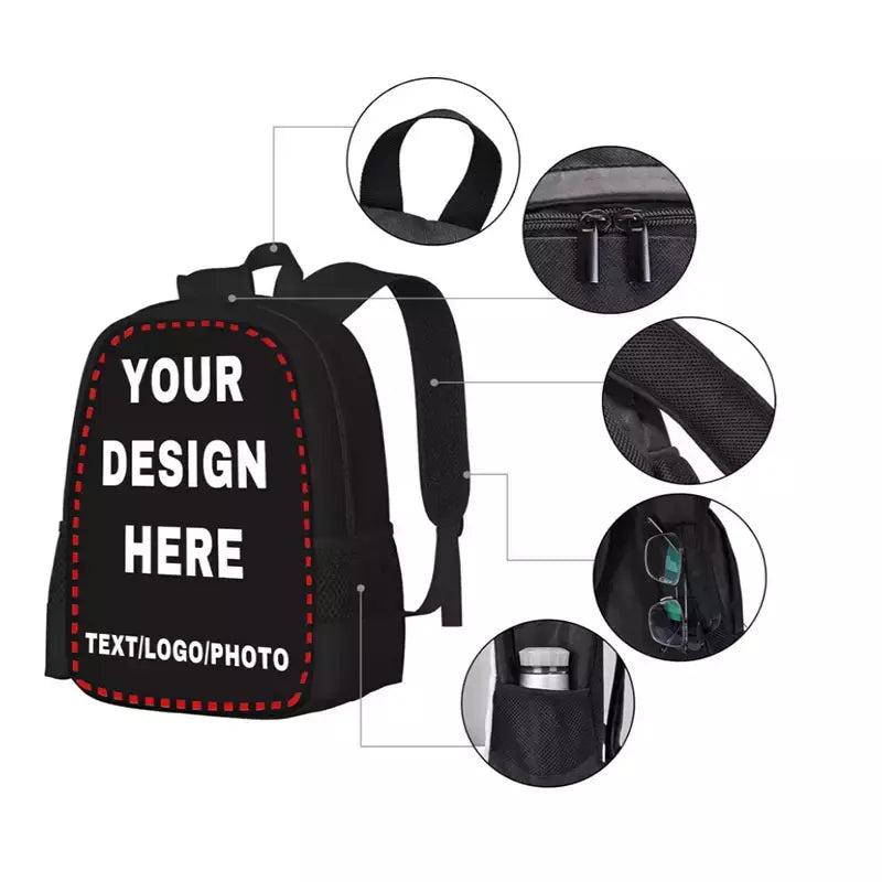 Mochila escolar para crianças, estampas de bastão de anime, mochila leve para jardim de infância, meninos e meninas, melhor presente