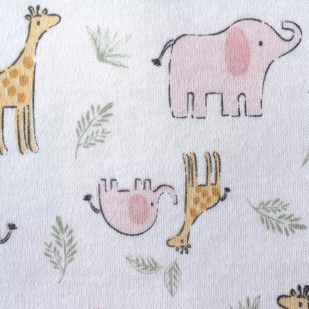 ? 3 pçs verão bebê meninas três peças bodysuit animal reino e elefante carta padrão manga curta bodysuit dia das mães gif