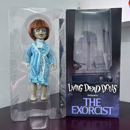 30cm mezco horror vivo morto bonecas figura o exorcista conjunta móvel figura pvc modelo dos desenhos animados figura brinquedo presentes de aniversário