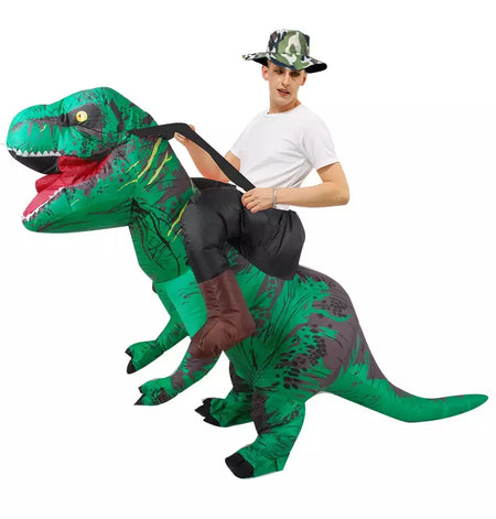 Adulto crianças t-rex dinossauro trajes infláveis purim halloween natal mascote anime festa cosplay traje vestido ternos extravagantes
