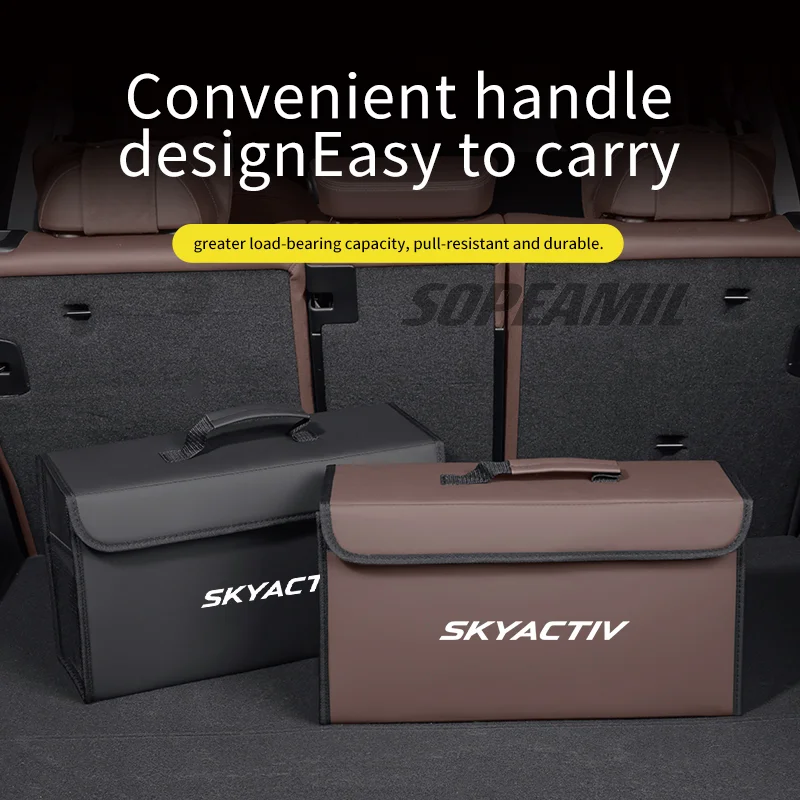 Caixa organizadora de porta-malas de carro, caixa traseira, armazenamento de arrumação, para mazda 3 6 skyactiv atenza cx30 cx60 cx70 cx3 cx5 cx9 mx5 bt50 bl