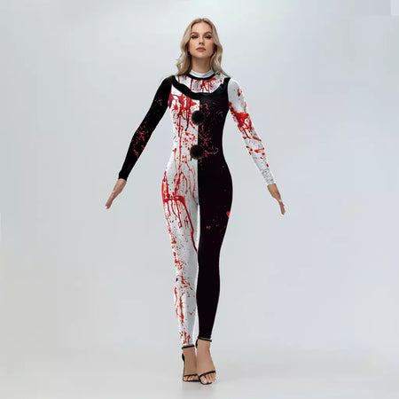 My Secret Art The Clown Cosplay Costume para meninos e meninas, Terrifier 3, Halloween Party Dress, Superhero Costume, Zero Bodysuits