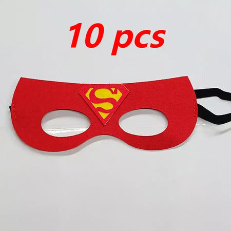 10 pçs/set disney mavel homem-aranha super herói máscaras de halloween congelado cosplay máscara presentes de natal festa de aniversário traje para criança