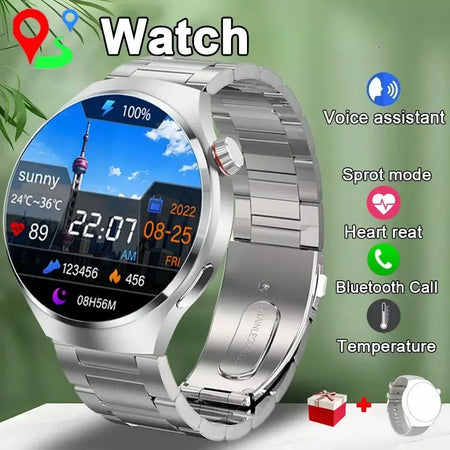 Xiaomi relógio inteligente masculino ms. nfc gps 360*360 1.52amoled hd screentracker bússola bluetoothcall ip68 esporte freqüência cardíaca smartwatch
