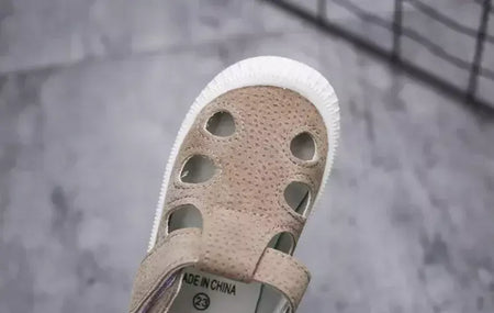 Crianças metade sandálias meninos esportes sapatos casuais recortes oco moda 2024 nova primavera verão crianças meninas sandálias 21-30