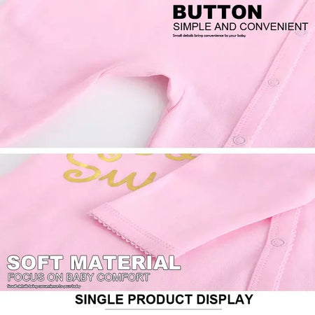 Kiddiezoom 3 pçs/lote outono inverno unisex dos desenhos animados manga longa bebê menino menina macacão 100% algodão macio recém-nascido macacões roupas
