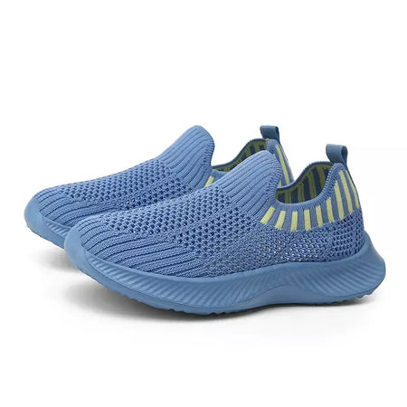 Crianças meninos sapatos casuais leves sola macia respirável crianças meninas esportes andando tênis antiderrapante