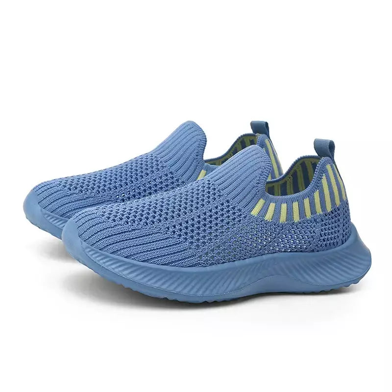 Crianças meninos sapatos casuais leves sola macia respirável crianças meninas esportes andando tênis antiderrapante