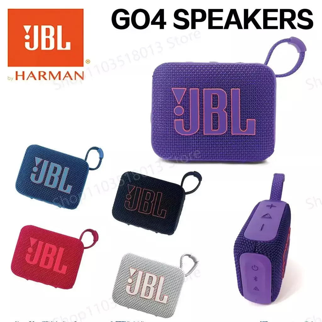 Original jbl go 4 sem fio bluetooth alto-falante portátil à prova dwaterproof água alto-falantes ao ar livre esportes jbl go4 bluetooth 5.3