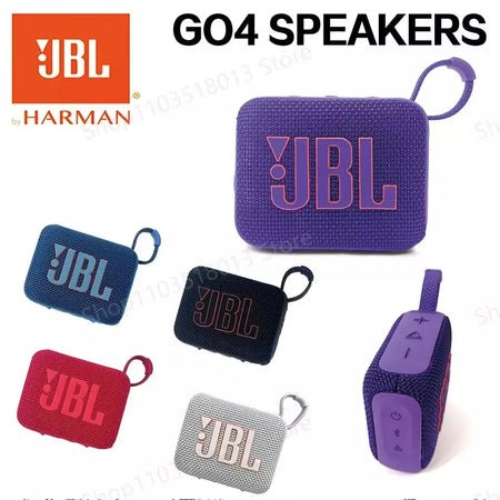Original jbl go 4 sem fio bluetooth alto-falante portátil à prova dwaterproof água alto-falantes ao ar livre esportes jbl go4 bluetooth 5.3