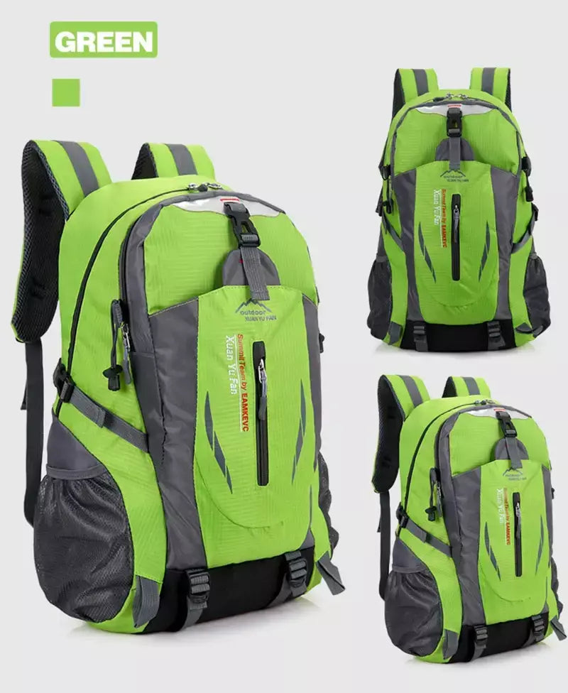 Nova mochila de viagem unissex, feminina e masculina, caminhadas ao ar livre, montanhismo, grande capacidade, leve, ciclismo, acampamento