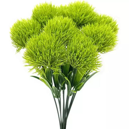 3/5/10 pçs 26cm plantas artificiais buquê de dandelion para casa decoração do quarto jardim casamento flores falsas vaso ornamental