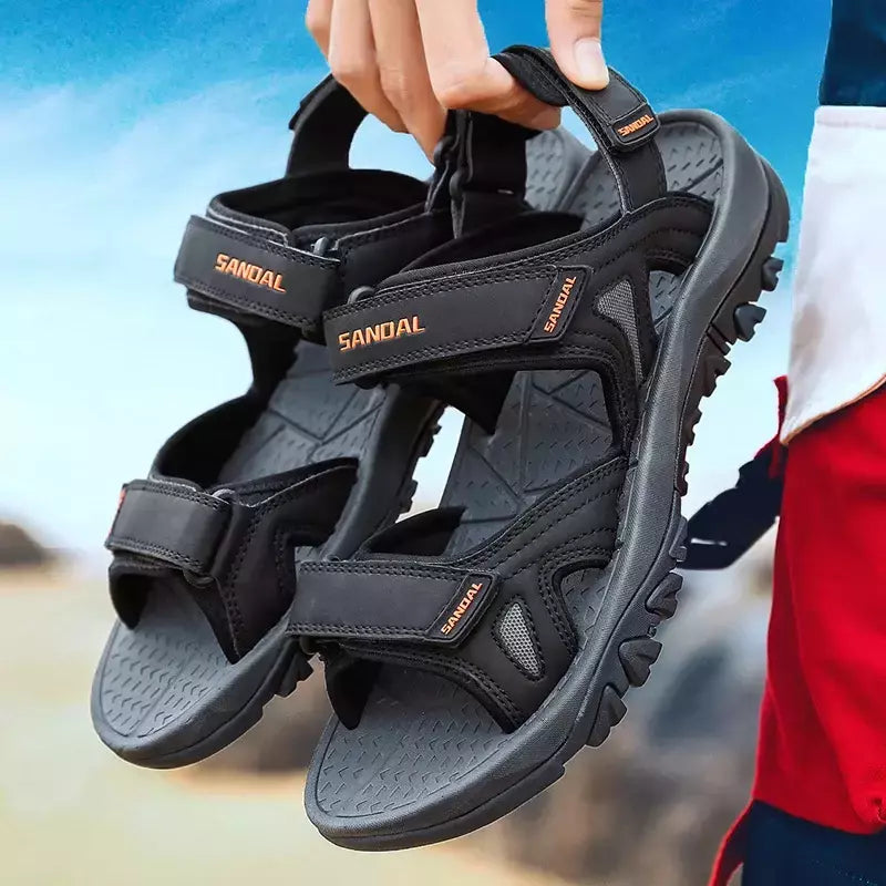 Sandálias de verão para homens, sapatos de praia casuais, sapatos leves ao ar livre, tamanho 39-46, nova marca
