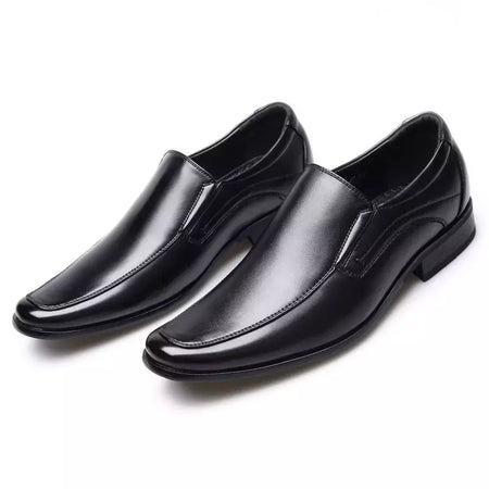 Sapatos britânicos de couro para homens, sapatos pretos de negócios, designer social, luxo casual, lazer, vestido masculino