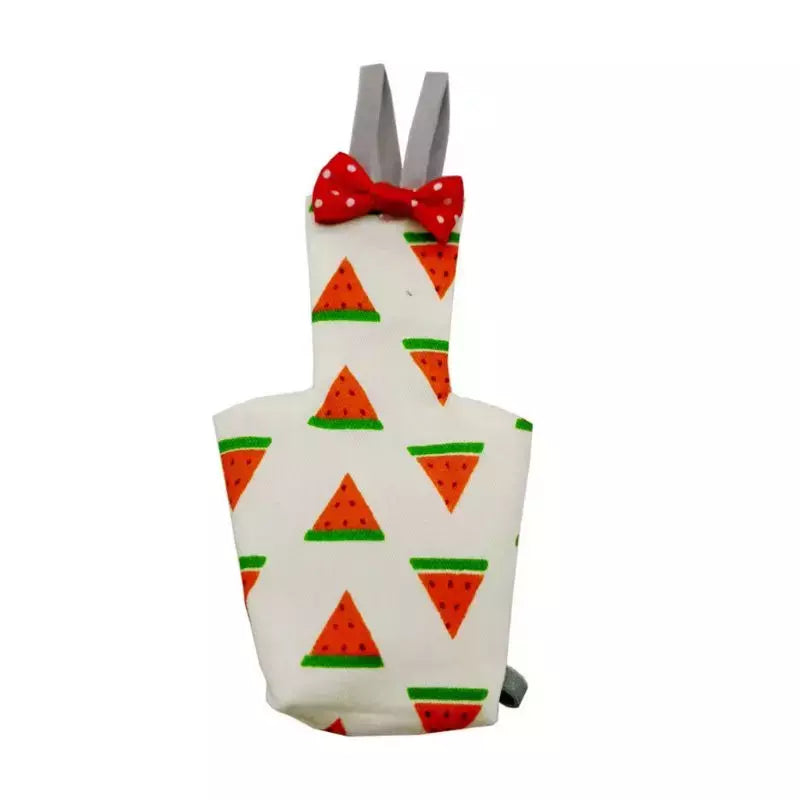 Papagaio fralda com laço bonito colorido fruta floral cockatiel pombos pequeno médio grande aves de estimação vôo terno roupas lavável