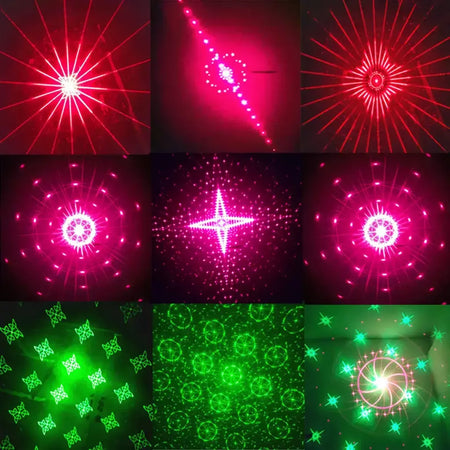 Luzes de festa, luzes de discoteca DJ, luzes estroboscópicas a laser, projetores alimentados por USB, decorações portáteis de acampamento para festas familiares