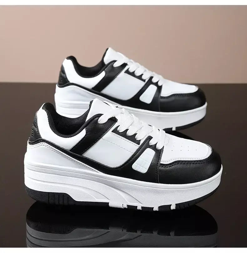 Sapatos de rolo de quatro rodas meninos meninas sapatos de caminhada casuais esportes ao ar livre slide e psiquiatra estudantes da escola polias sapatos tênis