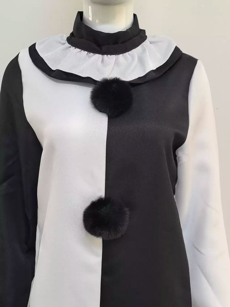 Arte o palhaço cosplay filme terrorífico 2 arte o palhaço cosplay traje macacão máscara trajes de halloween máscara para homens