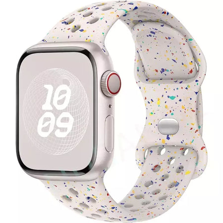 Correia Desportiva Respirável para Apple Watch, Band, Correa, iWatch Series 8, SE, 7, 6, 5, 9 Ultra, 44mm, 49mm, 45mm, 40mm, 41 milímetros, 38 milímetros, 42 milímetros