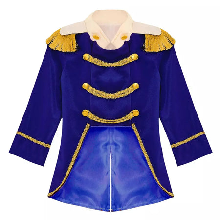 Meninos príncipe cosplay traje manga longa franja de ouro trança veludo smoking tailcoat tribunal real cosplay jaqueta vestir-se
