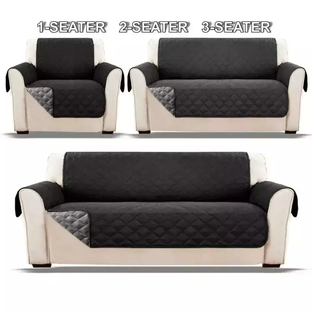 Impermeável acolchoado sofá capa, Anti-Wear Couch capa para cão Pet e crianças, poltrona reclinável, móveis Slipcovers, 1 Seater, 2 Seater, 3 Seater