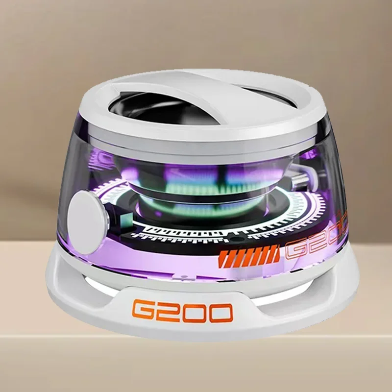Portátil mini viagem estéreo ao ar livre magnético bluetooth alto-falante rgb iluminação alto-falante magnético bt5.3 suporte do telefone para ios